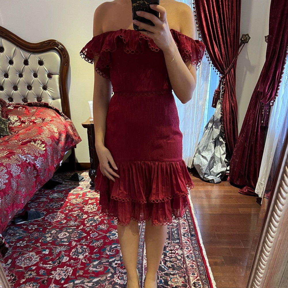 Keepsake mini dress red